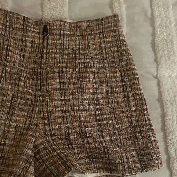 SANDRO Hubert Zip Front Tweed Shorts - size 40 worn once great condition - Picture 10 of 13
